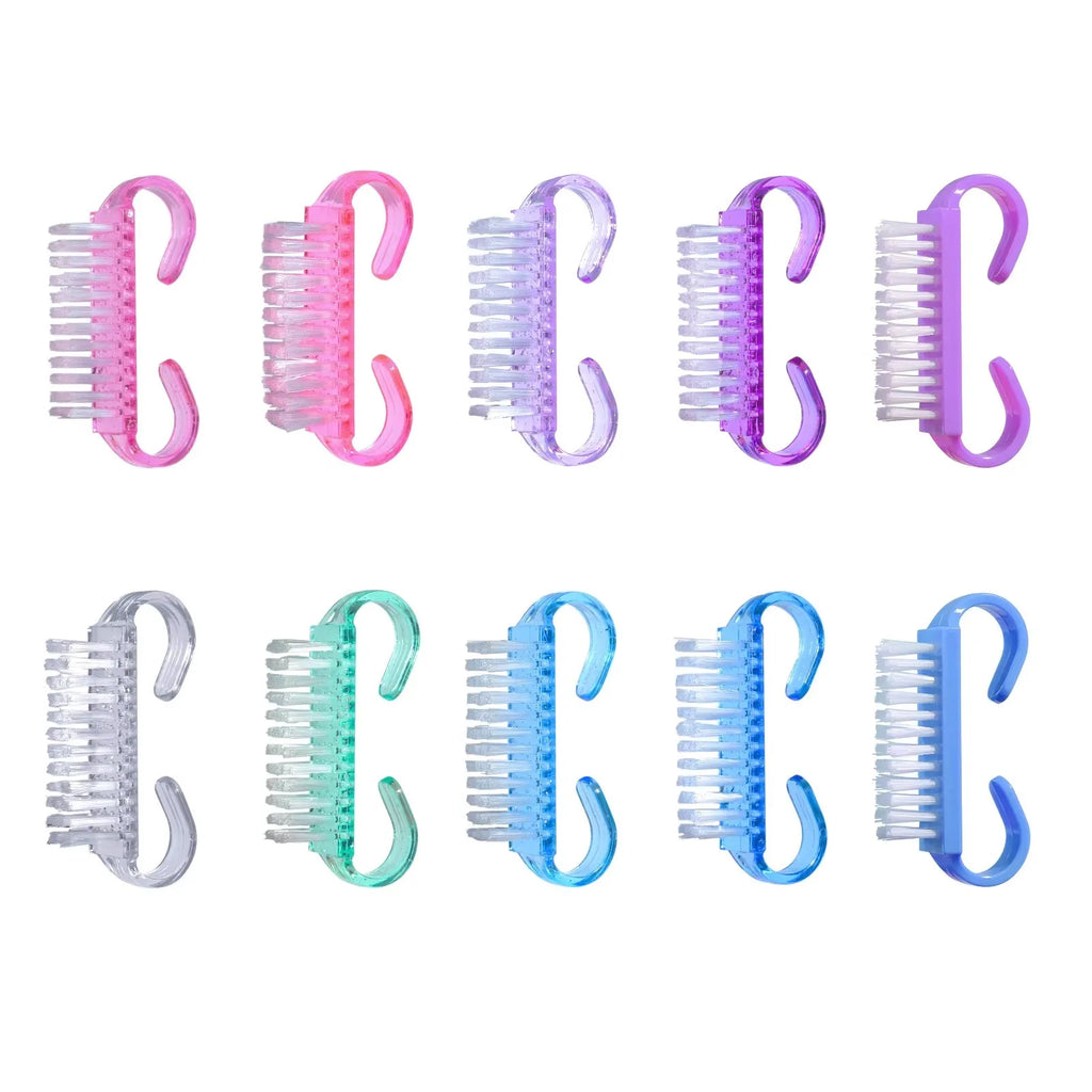 Hot Sale Handle Grip Plastic Manicure Nail Dust Brush Cleaner