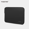 For T-A001S Neoprene 13.3 Inch Simple Black Lightweight Splashproof Daily Life Fashion Leisure Laptop Sleeve for Protecting