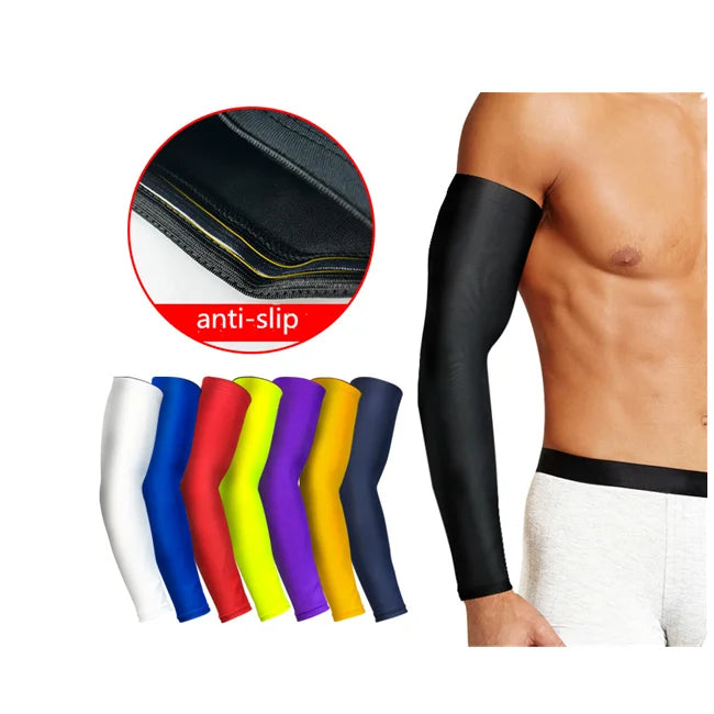 Unisex Adult Fishing Cycling Arm Sleeves Breathable Compression Arm Sleeves Sports Elbow Brace