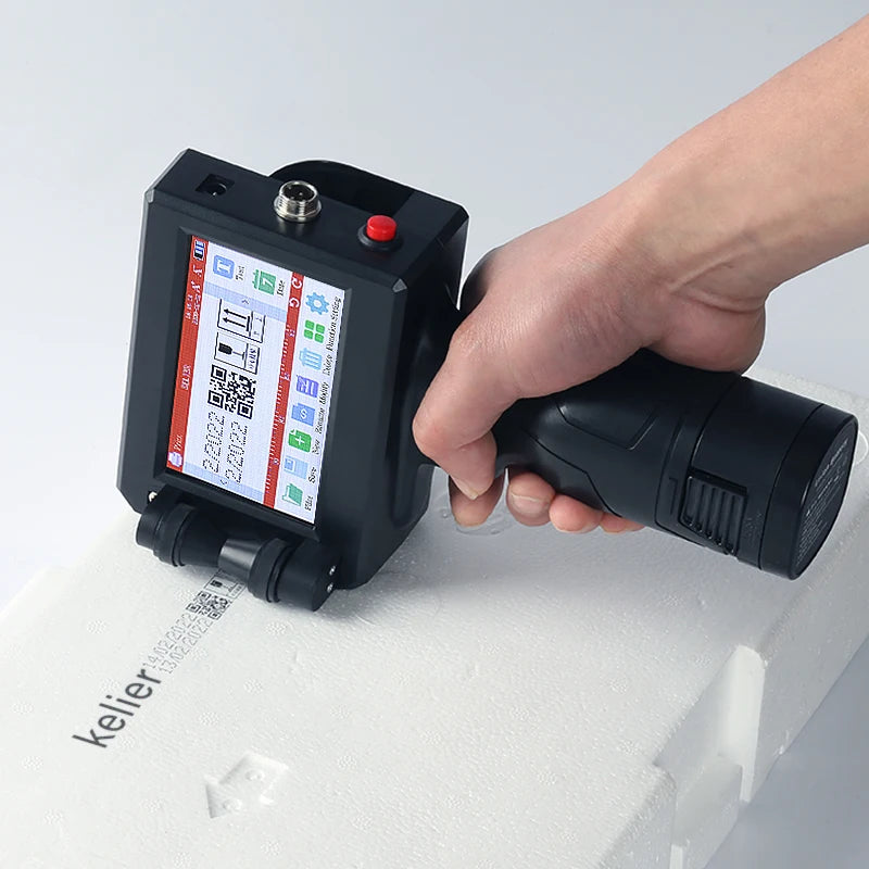 KELIER 2022 New Thermal Mini Boxes Label Handjet Ink Printer or Expiry Date Plastic Bag