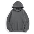 Custom Logo 500 GSM Oversized Cotton Graphic 3D Puff Printed Cropped Hoodie Heavyweight with No String for Autumn