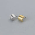 925 Sterling Silver Minimalist Doroid Stud Earrings Matte Geometric Hoop Earrings Fine Jewelry Earrings Women