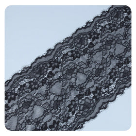 Newest Border 90% Nylon 10% Spandex Trim Mesh Embroidery Elastic Lace Trim for Dresses