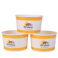 Customized Paper Soup Barrels with Paper Lids Bpi Certified Brown Paper Soup Bowl Disposable Kraft Soup Cup