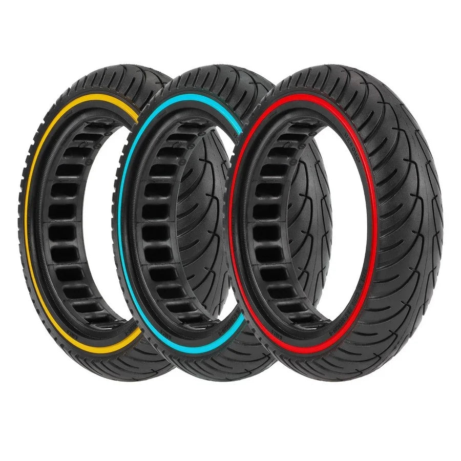8.5x2 Solid Tire with Colored Circle for Xiaomi M365 PRO/PRO2 Electric Scooter Parts Explosion-proof Honeycomb Tire 8.5 Inch