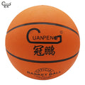 China Manufacturer Good Quality Orange Color Standard Size 7 / 6 / 5 Rubber Promotional Basketball for Indoor Outdoor Training