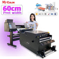 DTF Printer 4 Head I3200 Roll to Roll 60cm Digital Inkjet DTF Printing Machine 24inch PET Film DTF Printer for T-shirt