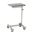 304 Stainless Steel Mayo Table Operation Tray Adjustable Instrument Trolley for Hospital Clinic Use Operations Clinics Trolley