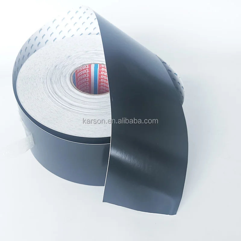 300meter Long Tesa 6930 Black Glossy /Black Matt Anti-tamper Self Adhesive Laser Marking Label Tape