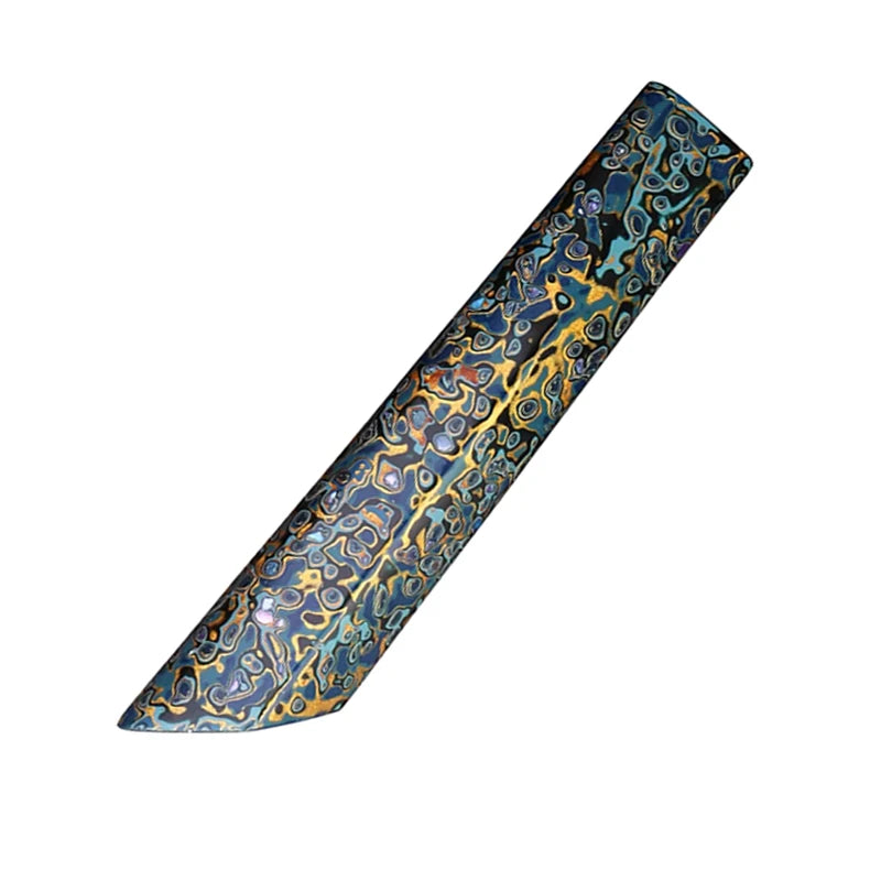 Chinese Traditional Lacquered Wood Handle High-end Auspicious Cloud Pattern Handmade DIY Knife Handle Kitchen Knife Accessories MegaBDM