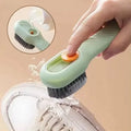 Yangda Soft Bristle Plastic Cleaning Brush with Soap Dispenser PP Material Laundry Scrub Brushes for Kitchen Bathroom Cleaning