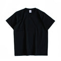 PRINTFUN 2021 Men's Premium Organic Cotton Short Sleeve T-Shirt O-Neck Slim Solid Color Custom Printing 220 Gram Knitted