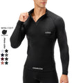 Xsunwing Manufacture Athletic Wear Bodybuilding Muscle Fit Sports Wear Men Gym Sports Quick Dry 1/4 Zip Top Pickleball T Shirts