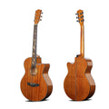 Inlay Bamboo on Fingerboard Guitar Deviser Guitar Factory Acoustic Electric Guitar