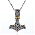 Viking Dragon Pattern Rune Silver Pendant Logo Pendant Silver Rough Hammered of Thor Viking Thor Hammer Pendant Silver Jewelry