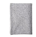 Factory Price Polyester Soft and Warm 50x60 Knitted Jersey Sublimation Grey Sweater Fleece Blanket