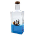 Unsinkable Boat Pirate Ship Model Toys in a Bottle Box Acrylic Cruise Ship Model Decoration Fluid Drift Bottle Paperweight Desk