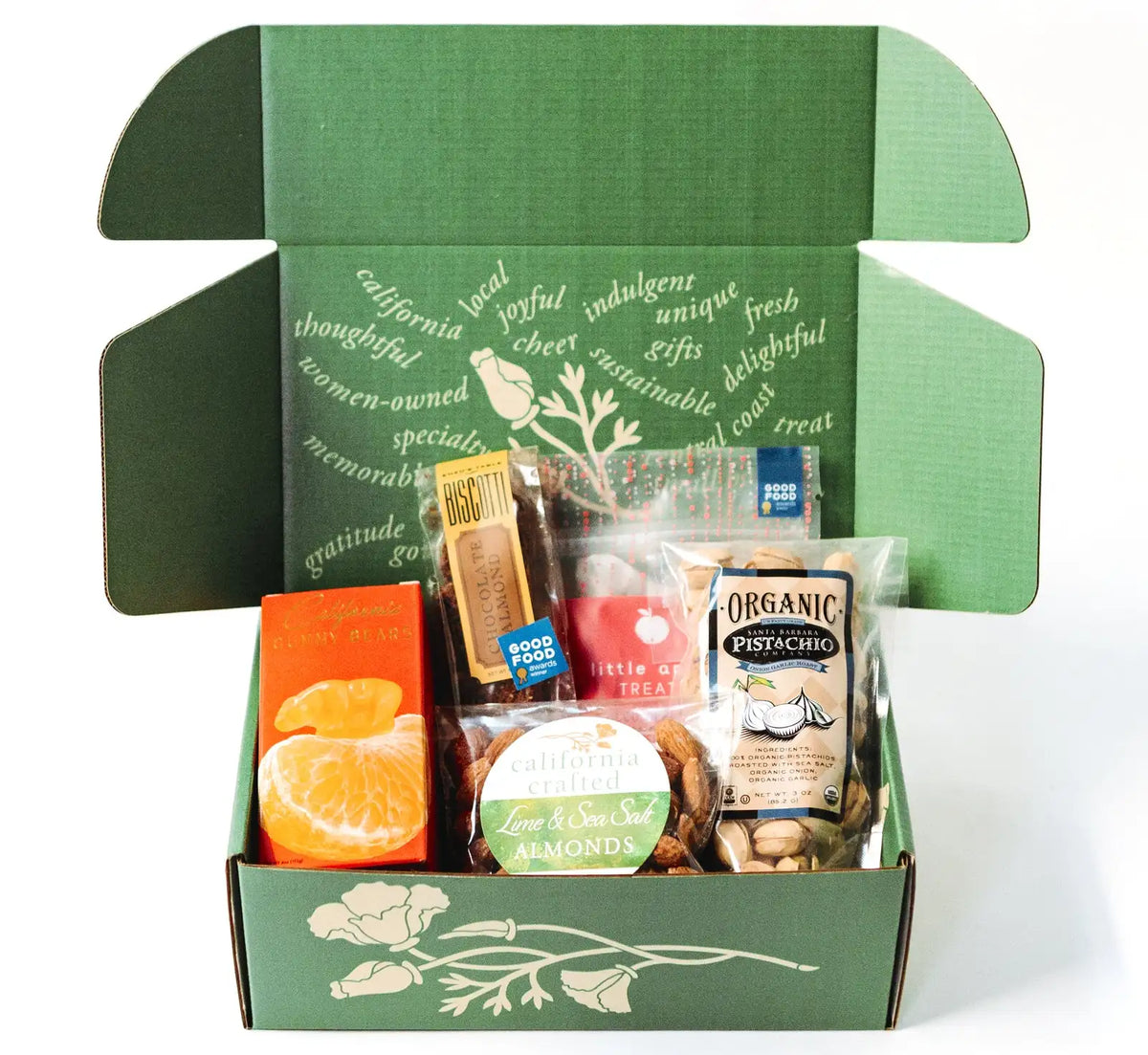 E-commerce Business Corrugated Holiday Grocery Packaging Mail Box Foldable Small Christmas Hamper Gift Box
