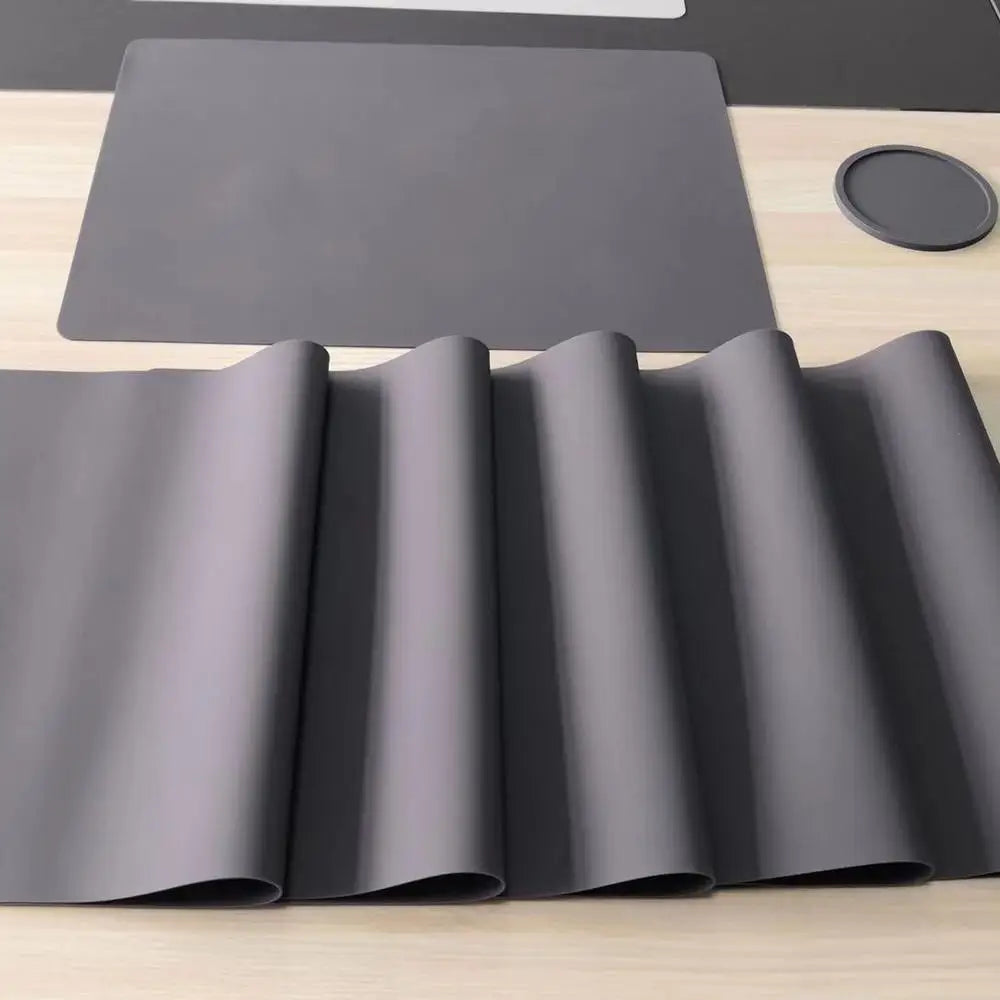 Custom Factory High Quality Geometric Style Placemat Silk Printed Silicone Dining Table Mats