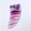 Huiying OEM / ODM Face Slimming Crystal Fluorite Body Scraping Massage Tool Board Guasha Claw Gua Sha