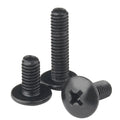 M3 M4 M5 M6 Machine Screw  Black Zinc Plated Steel Cross Pan Head Combination Screw Washer Assembly