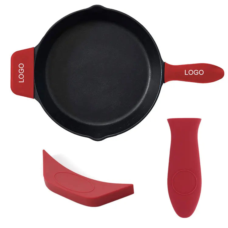 Hot Selling Non-Slip Basics Pot Handle Holders Food-Grade Silicone Skillet Handle Cover Holder