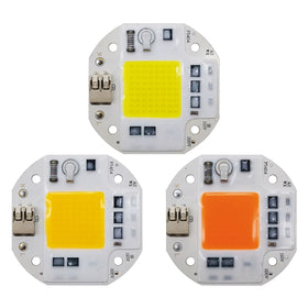 Cob Led Grow Light 110V/220V 20W-50W Driverless Full Spectrum Aluminum Substrate 120 Viewing Angle for Plant Growth