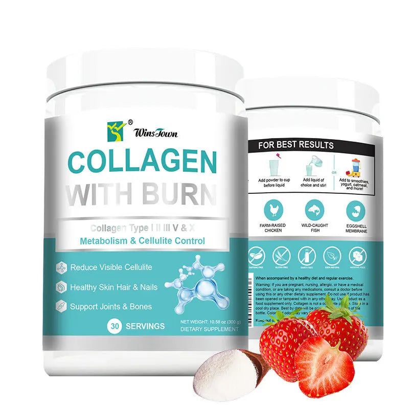 Hot Selling Beauty Products Multi-Collagen Instant Powder Collagen with Burn Powder Drinks Hydrolyzed Collagen Peptide Powder
