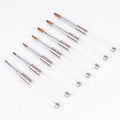 High Quality Kolinsky Nail Brush Multiple Painted Crystal Hair Models