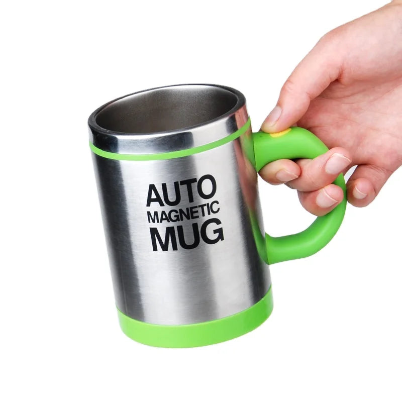 High Quality Stainless Steel Auto Magnetic Self Stirring Coffee Mug