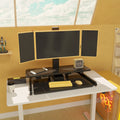 Modern Design Foldable Wooden Panel Height Adjustable Office Workstation Quick Standing Desktop Converter Office Desk Table
