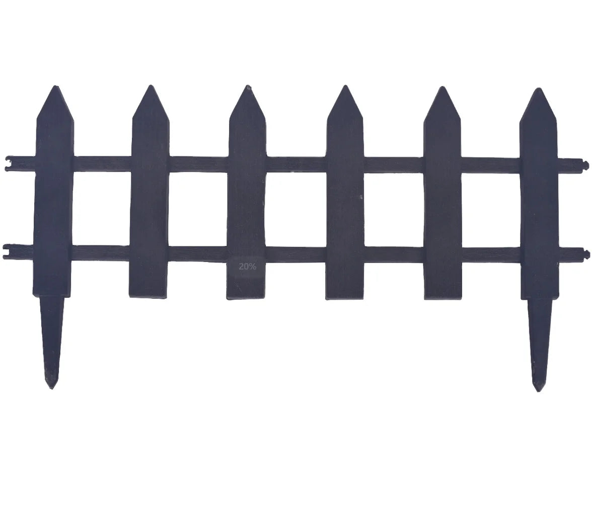 2022 Extra Wide Plastic Wooden Picket Fence Design Pet Gate Tall and Expands up Durable Lightweight Fence