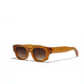 New High-End Sense Cat's Eye Sunglasses for Women and Men Cross-Border Fashion From Europe the United States Black PC Frame