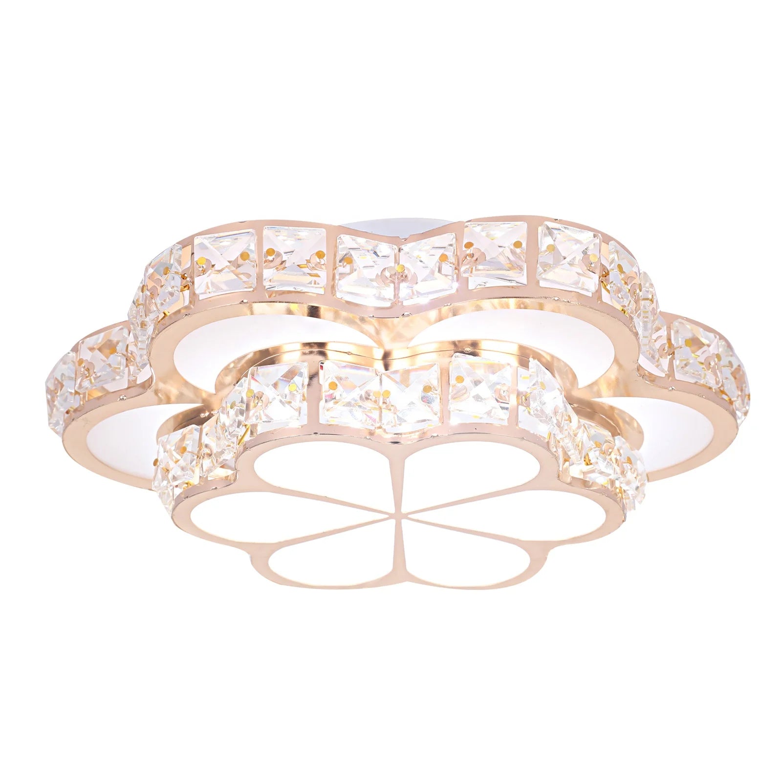 Modern  Plum Design Crystal 14 w LED Ceiling Recessed Light Chandeliers Ceiling Light