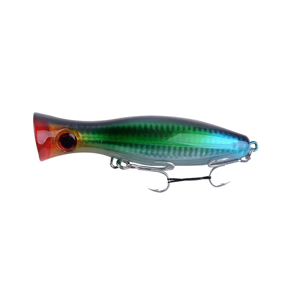 New Style Wholesale Fishing Boat Bait Artificial Popper Bait Hard Lure Fish Hooks