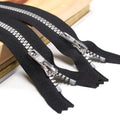 High Strength Corrosion Resistant Close End Metal Zipper for Heavy Duty Jackets Tactical Gear Marine Equipment Boat Covers