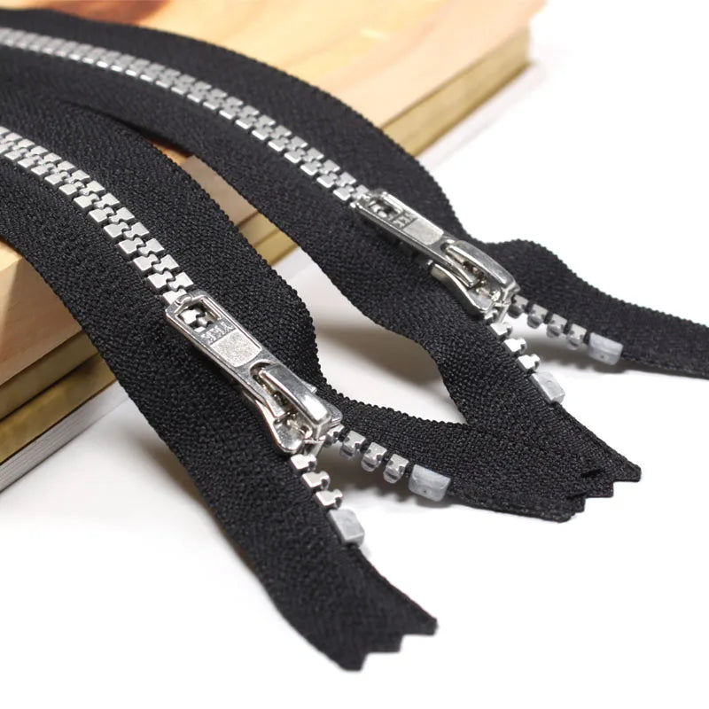 High Strength Corrosion Resistant Close End Metal Zipper for Heavy Duty Jackets Tactical Gear Marine Equipment Boat Covers
