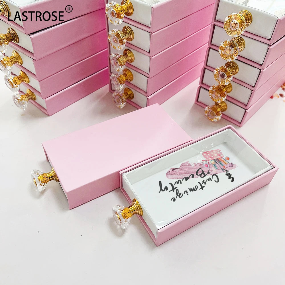 Wholesale Empty Lash Box Package 3D Mink Magnetic Lashes Box Packaging Bag Private Label Make Eyelash Packaging Box