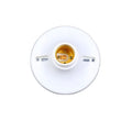 E27 Lamp Holder Round Lamp Bulb Socket Light Bases Holder Flame Retardant Fireproof Material