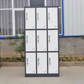 9 Doors Changing Room School Storage Cabinet Parcel Delivery Express Steel Locker