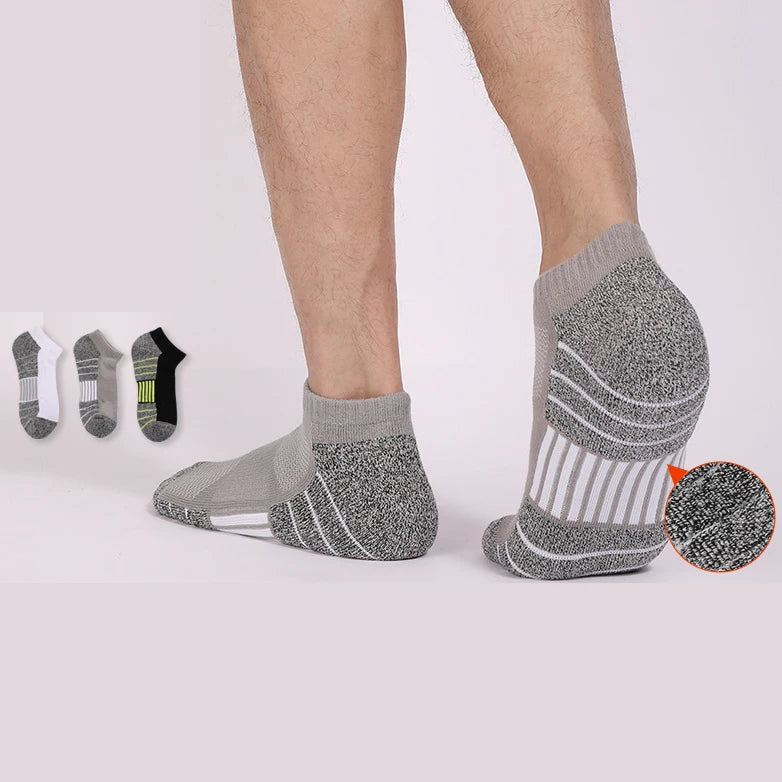 Hot Sell Thickened Padded Terry Cushioned Ankle Socks Men Women Professional Sports Socks Custom Logo