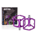 ZTTO Ultralight Bicycle Pedal Aluminum Alloy DU Bearing Sealed Anti-Slip Spikes for Road Mountain Bikes MTB Bike Accessories