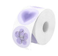 Promotional Custom logo Label Pvc Sheet Roll Waterproof Adhesive Thank You Reflective Holographic Stickers for Small Business