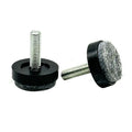 Adjustable M6/M8 Furniture Leveling Feet Reusable Anti-Slip Base Glides Table Tube Legs with Easy Adjustment