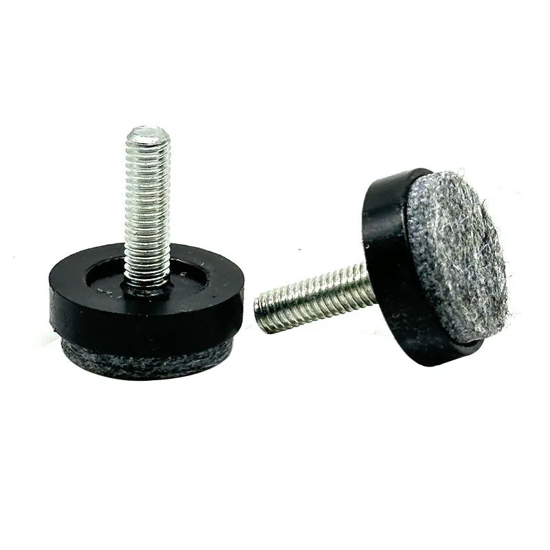 Adjustable M6/M8 Furniture Leveling Feet Reusable Anti-Slip Base Glides Table Tube Legs with Easy Adjustment