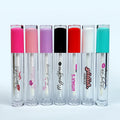 LOW MOQ 100PCS Custom LOGO 5ml Lipstick Container Empty Transparent Liquid Plastic Lipstick Tube With Applicator