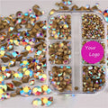 Resin Point Bottom Rhinestones Glue on Diamond Glass Jewelry Nail Art Wedding Dress Decoration DIY Nail Crystals Rhinestones