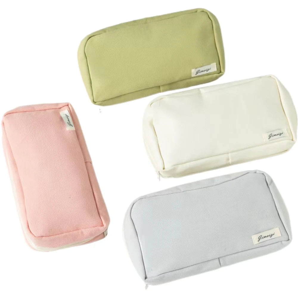 Factory Wholesale Custom Ins Wind Niche Stationery Bag Zipper Design Pencil Case for Kids