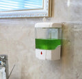 HOMEDEC ABS White 700 ml Automatic Sensor Soap Dispenser Wall Mount Drop Liquid Gel Pump Dispenser for Personal