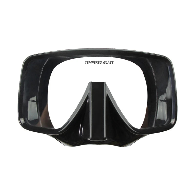 AQUA DIVE Adult Scuba Diving Masks Gear Freediving Spearfishing Snorkeling Wave Frameless Diving Mask